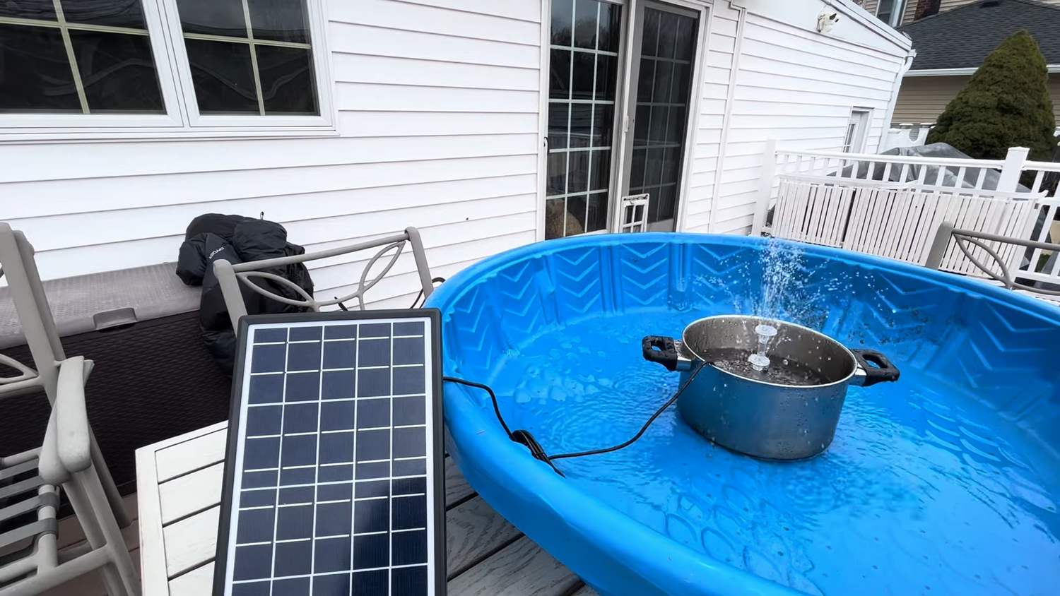 Earth Day Special Project: Use Poposoap Solar Pond Filter to Infuse Green Energy into the Pond