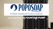 Enhance Your Garden with Poposoap: The Ultimate Solar Water Fountain Pump!