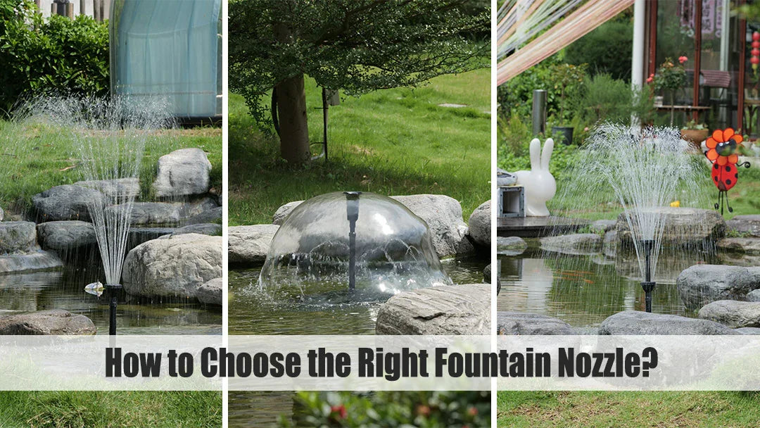 How to Choose the Right Fountain Nozzle