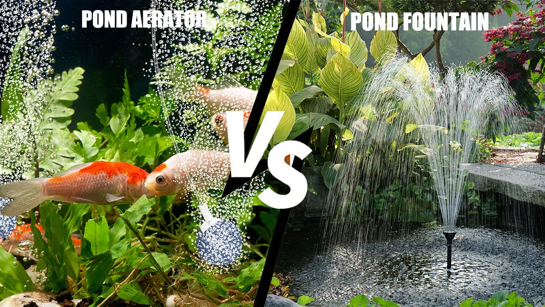 aerator vs fountain for pond
