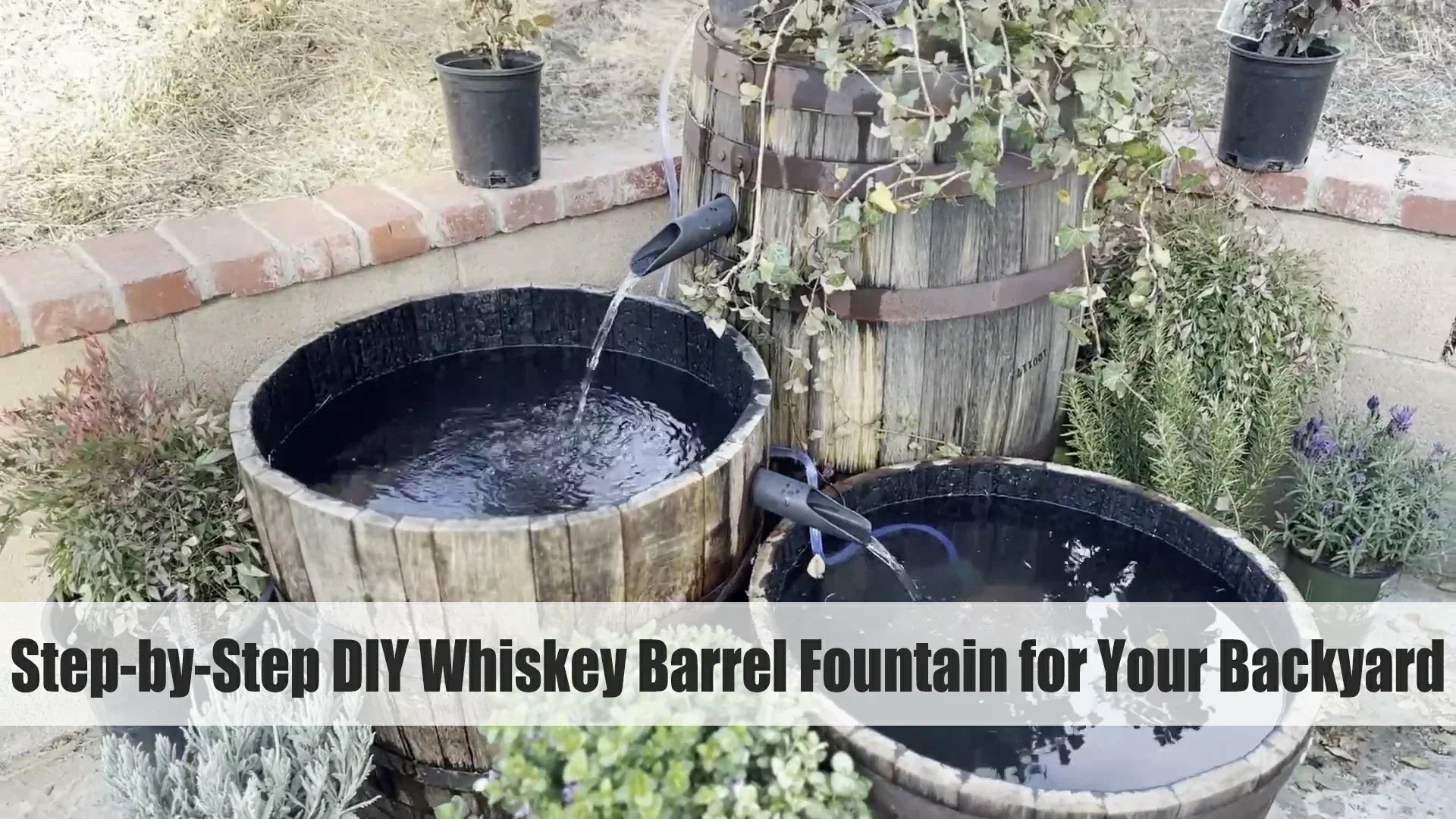 DIY Whiskey Barrel Fountain | Step-by-Step Build Guide