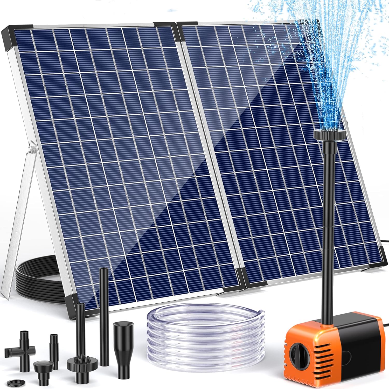 35W Solar Water Fountain Pump (Orange)