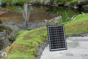 It can be powered by a solar panel and no wiring is required.