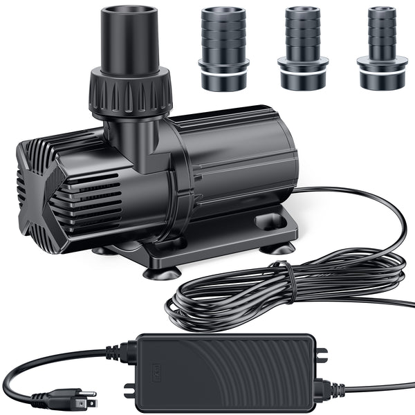 1600GPH DC Submersible Water Pump for 120W Solar Foutain