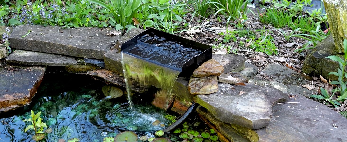 Complete Pond Waterfall Kit with Pump and Filter System