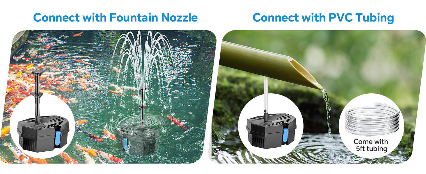 Two Functions Solar Water Fountain Pump