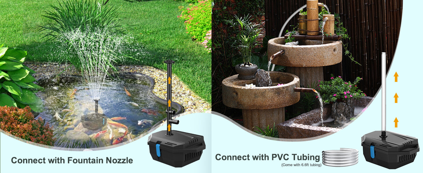 Two-Ways Pond Filters for Outdoor Ponds