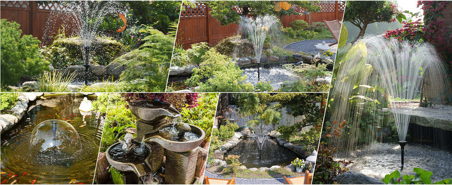 Compatible with Fountains, Streams & Decorative Waterfalls