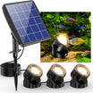 Underwater Solar Pond Lights - 3 Brightness Modes, IP68 Waterproof