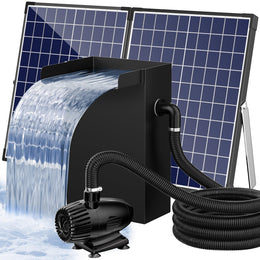 55W Solar Panel 40W 580GPH 8