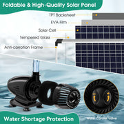 70W Solar Panel 40W 580GPH 12