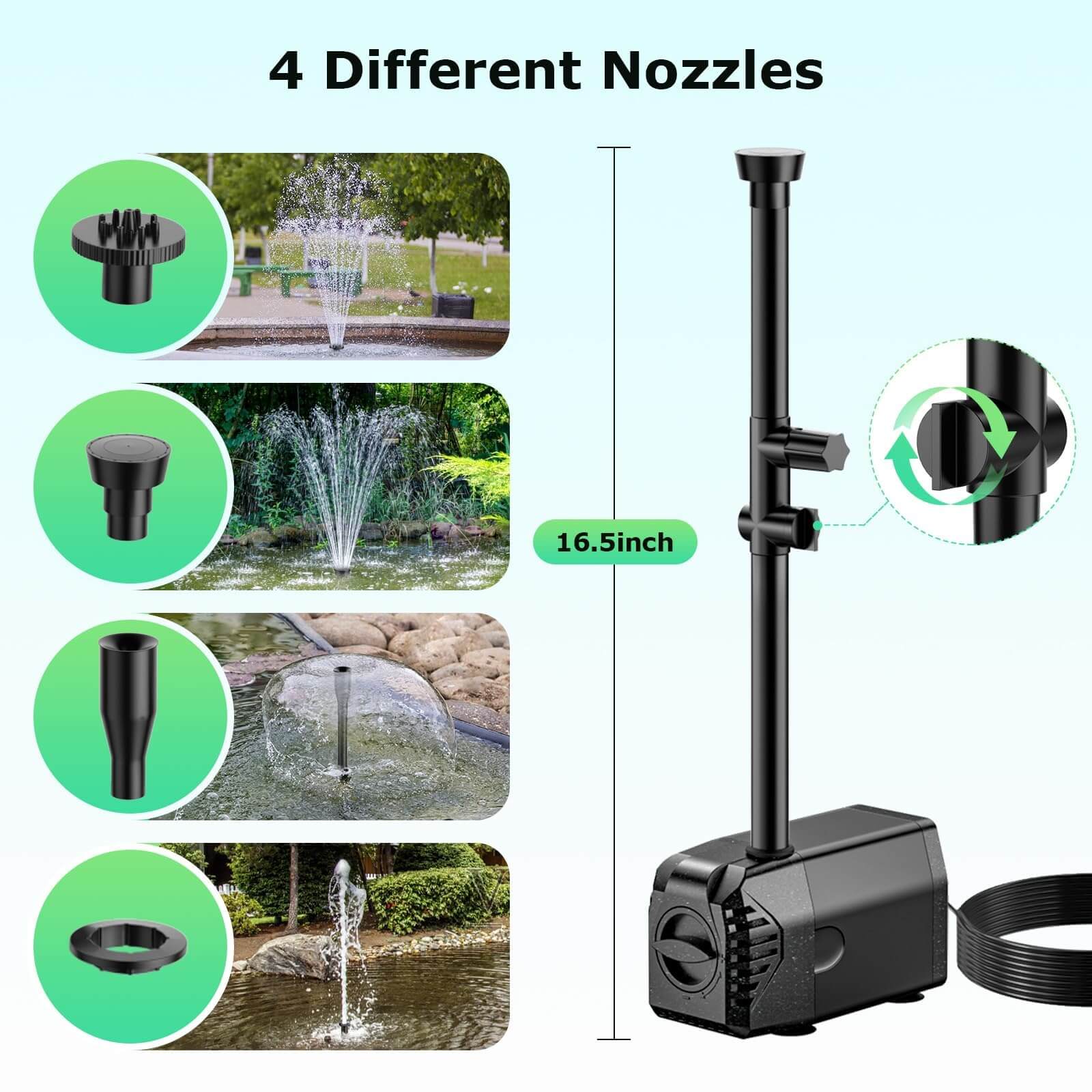 solar fountain water pumps,submersible solar water pump for fountain,solar powered submersible fountain pump,solar fountains pumps