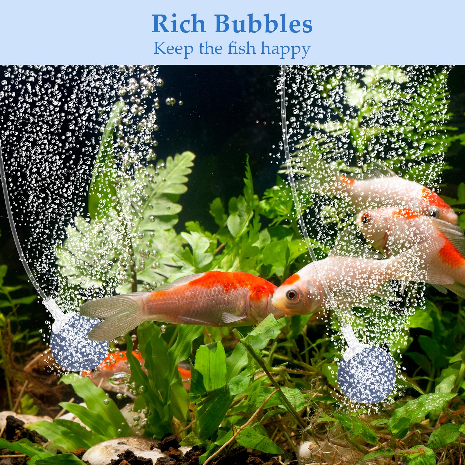 15W Solar Pond Aerator with 4400mAh Battery