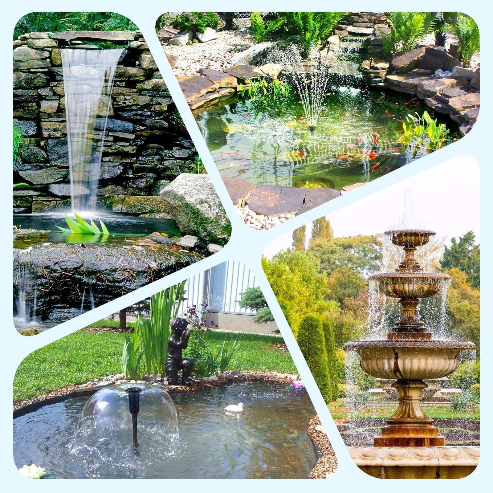 solar powered pump and filter for pond,solar garden pond pump and filter,solar koi pond filter