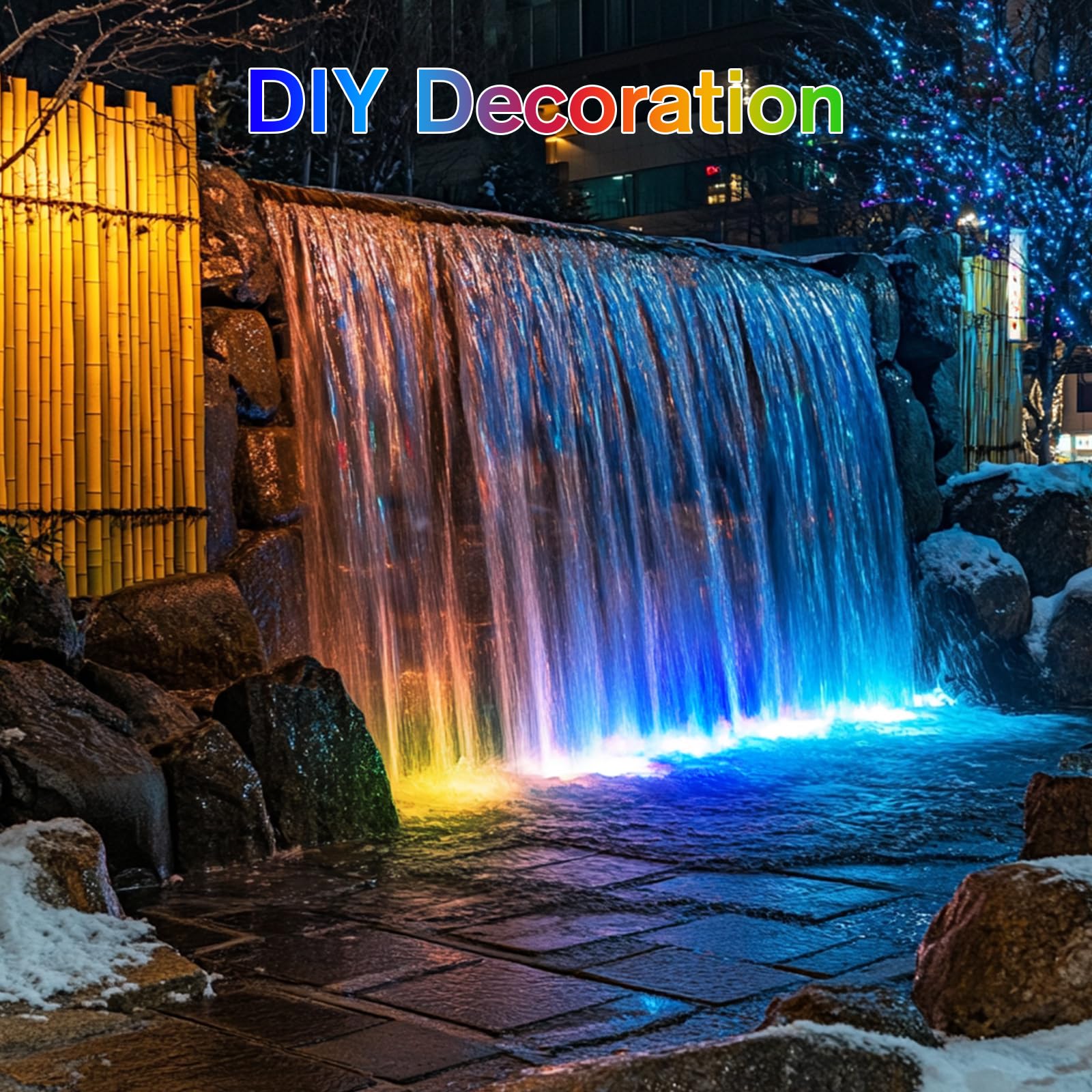 6-Head Colored Underwater Electric Pond Lights