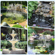 P35539 55W 580GPH Solar Pond Filter & Fountain Kit