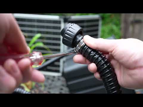 100W 1200GPH Solar Waterfall Pump Kit with 12.6"x15" Spillway