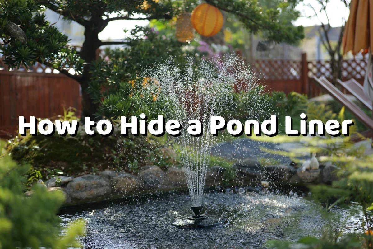 How to Hide a Pond Liner