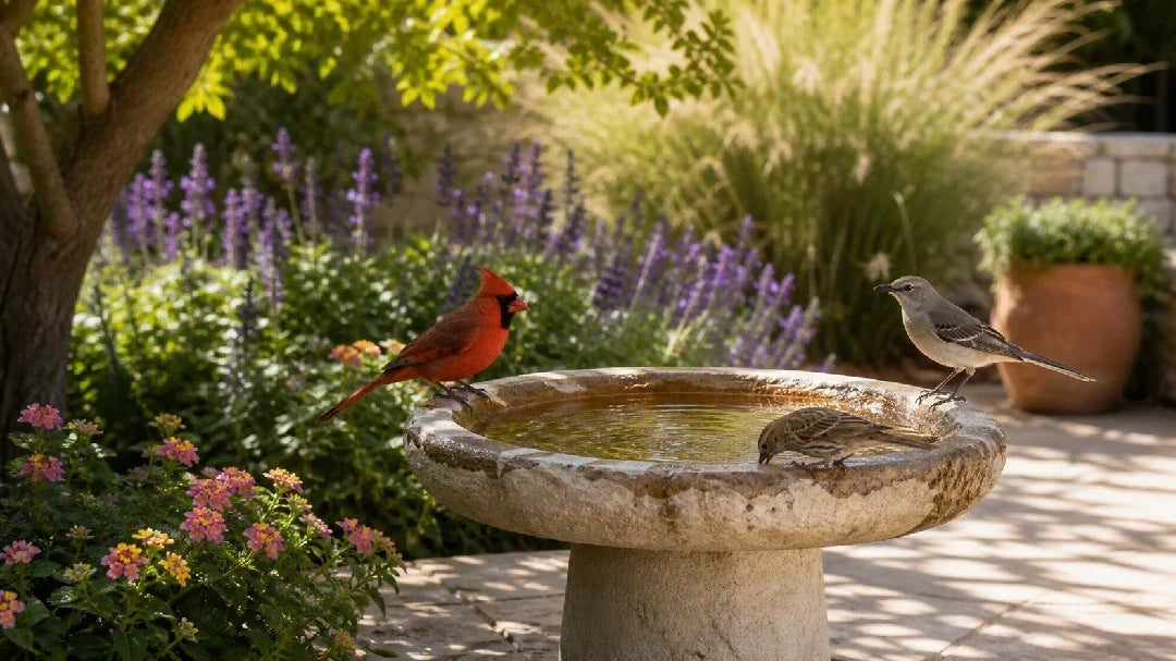 Texas Bird Bath Ideas That Actually Attract More Birds