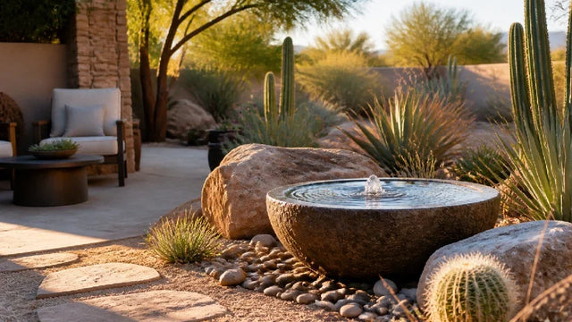 Best Small Water Features for Arizona Desert Landscapes