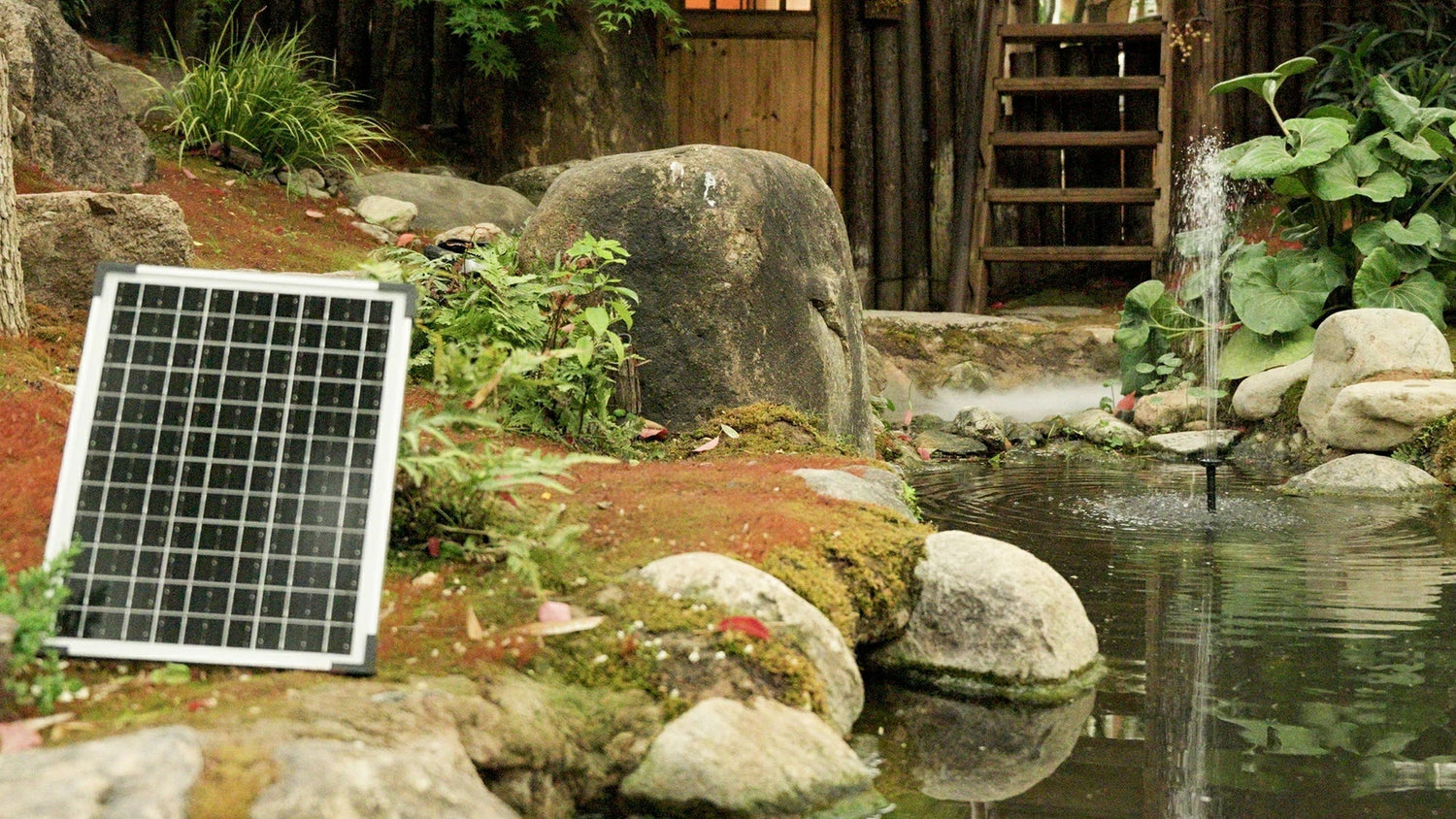 how to filter a pond without electricity