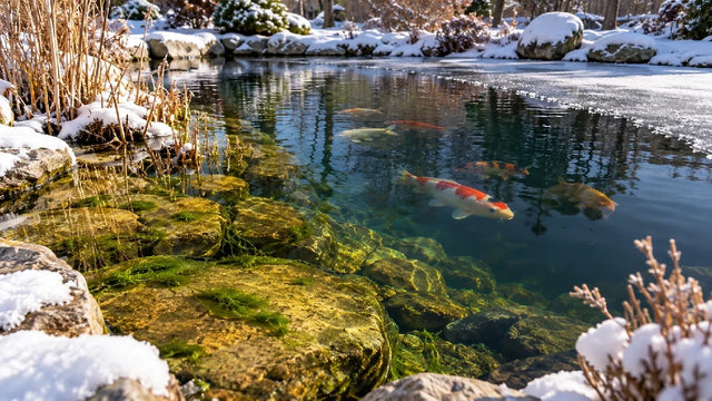 Why are algae able to grow in the winter when everything else is dormant?