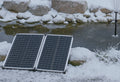 winterize the solar fountains in a safe way