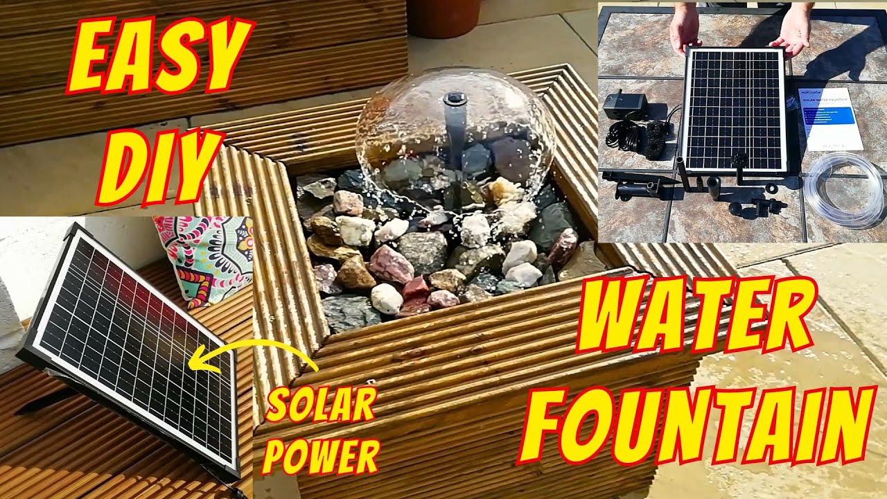 DIY Solar Fountain at Home: Make Your Garden Lively