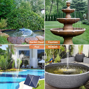 35W Solar Water Fountain Pump for Garden Pond Fountain Pool Birdbath