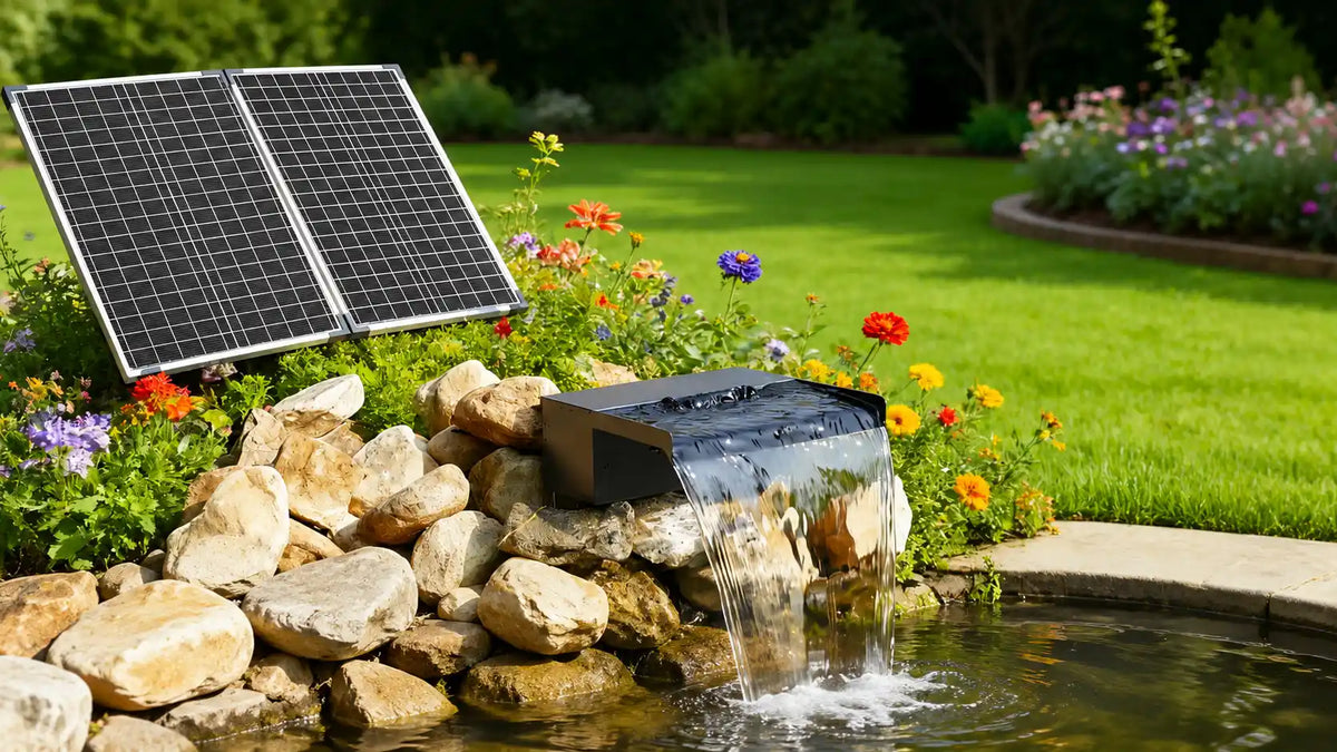 Filter, Circulate, and Fountain in One Solar Kit