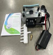 Poposoap Pond Aerator – 15W Solar Oxygen Pump for Outdoor Fish Ponds