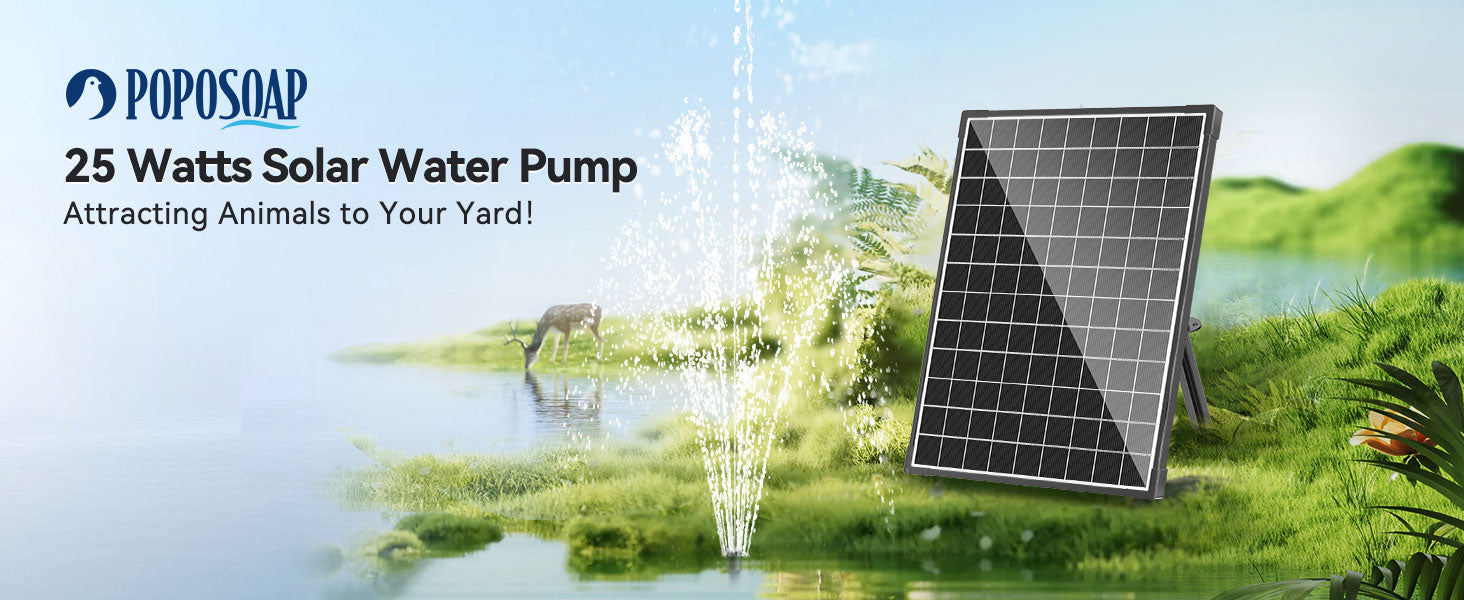 25W Solar Water Pump – Power Your Garden with the Sun