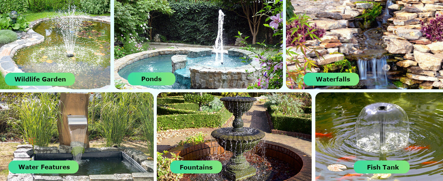 Wide Application – Perfect for Every Water Feature
