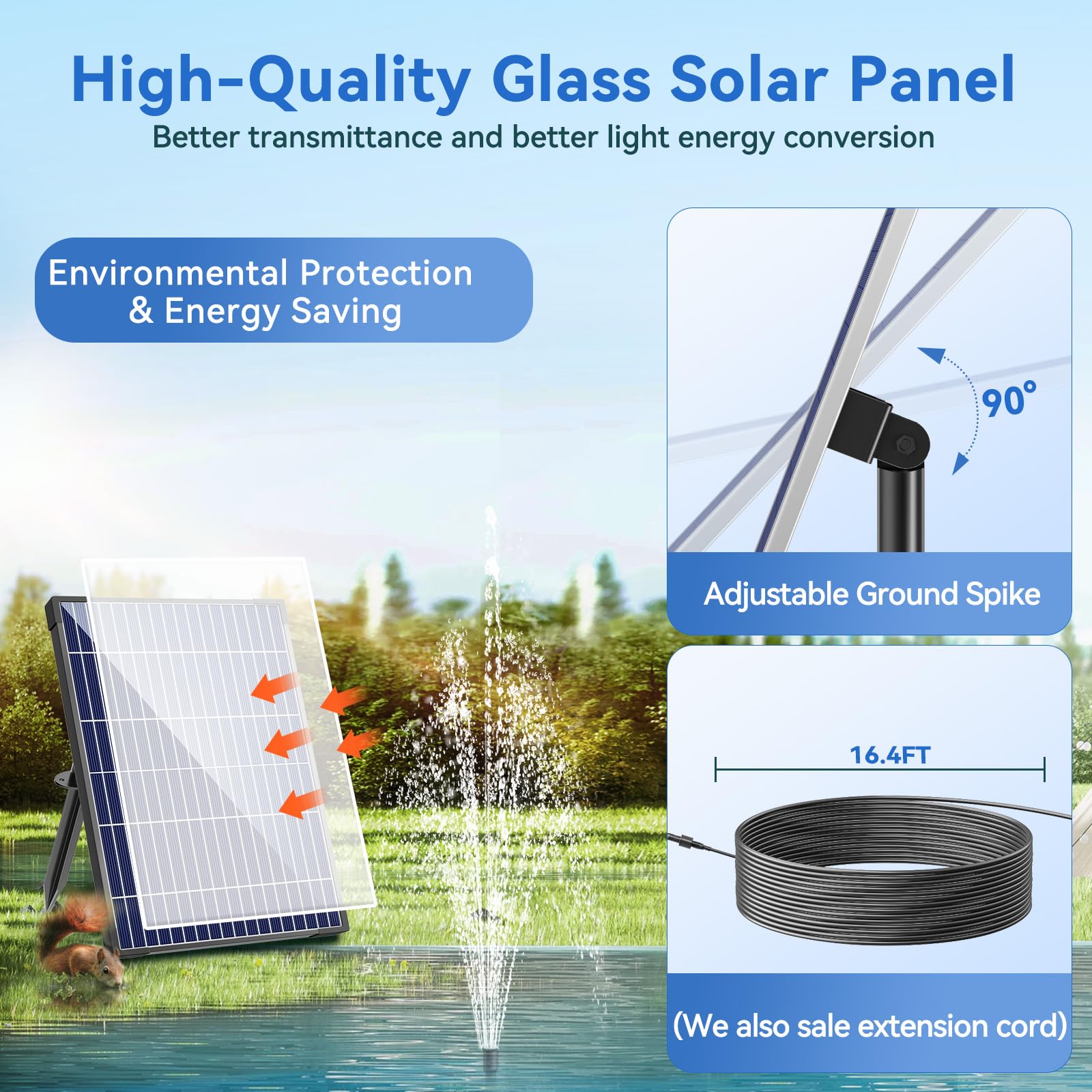 High-Quality Glass Solar Panel
