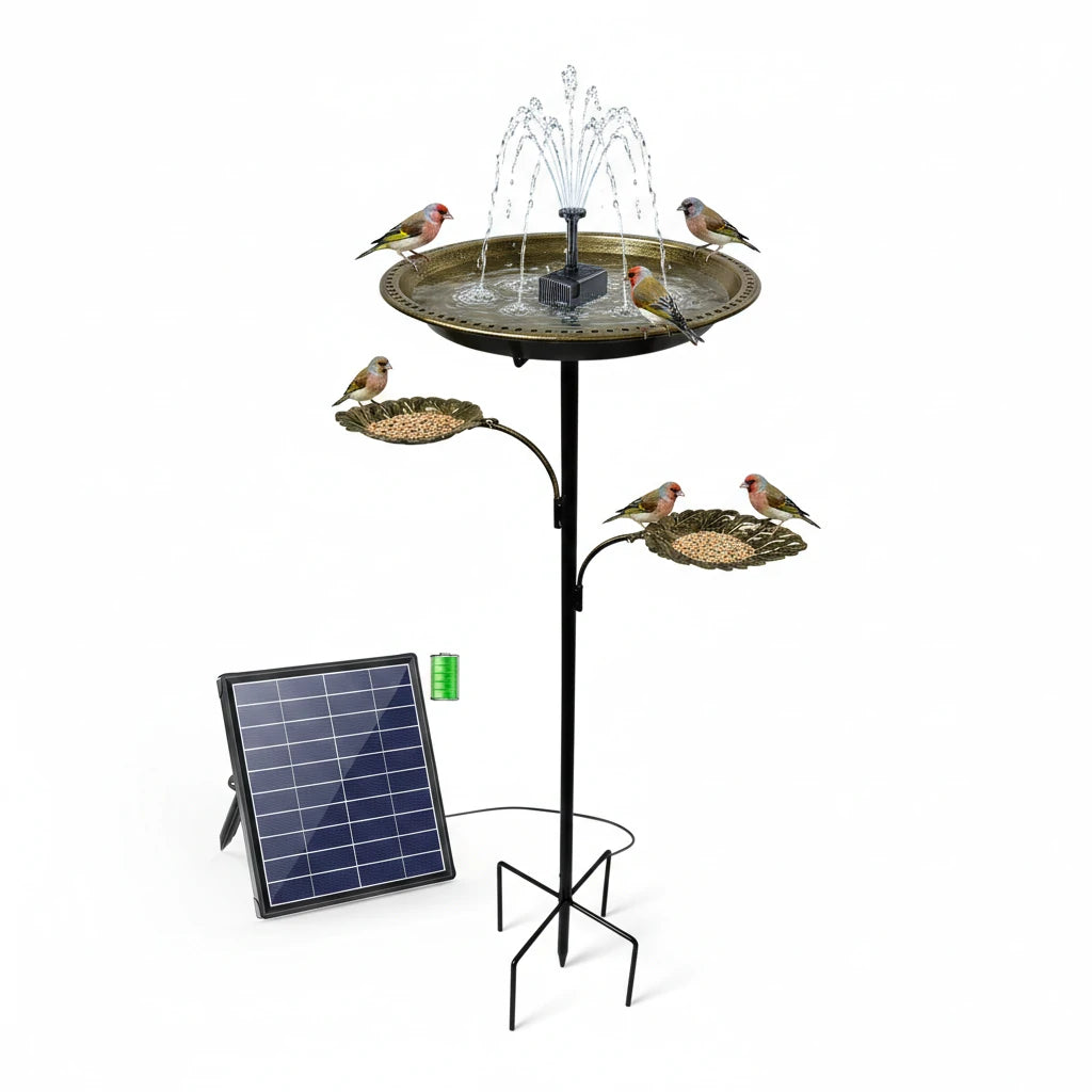 Solar Bird Bath Fountain Kit