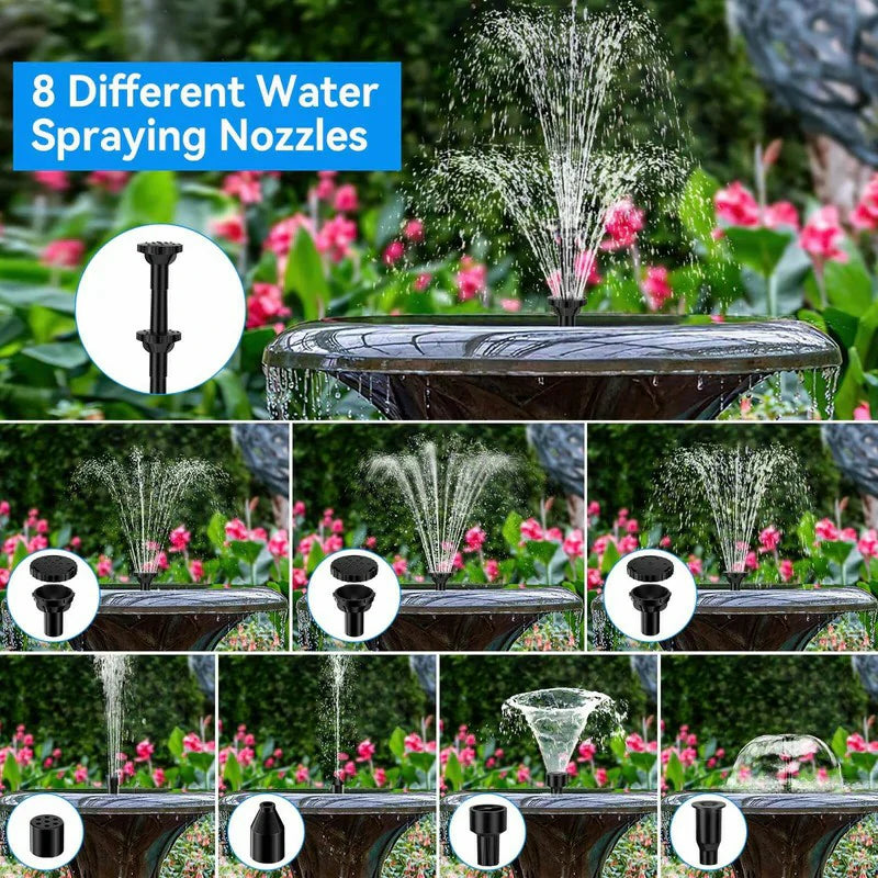 Solar Bird Bath Fountain Kit