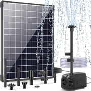25W 320GPH Solar Water Fountain Pump