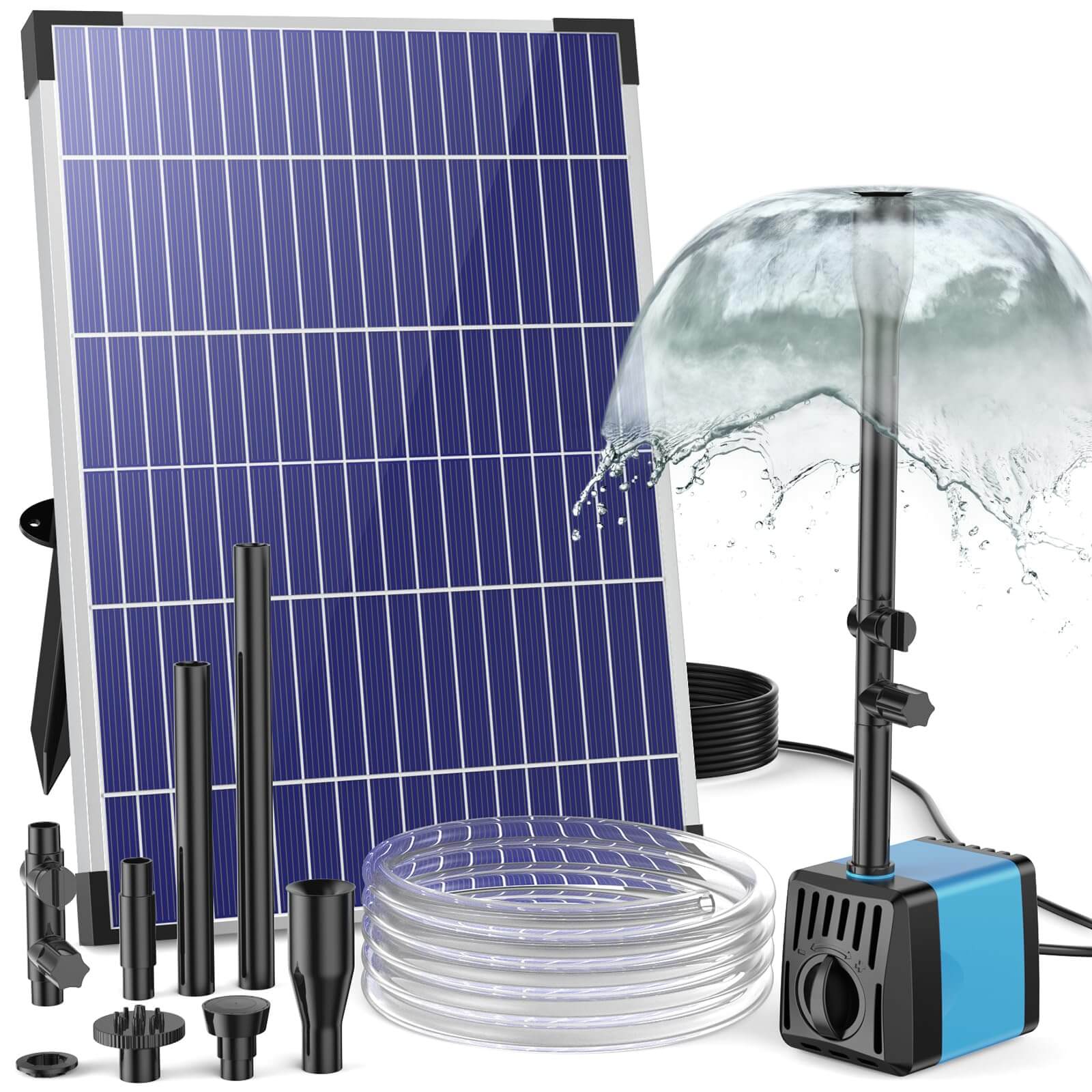 10W 120GPH Solar Water Fountain Pump