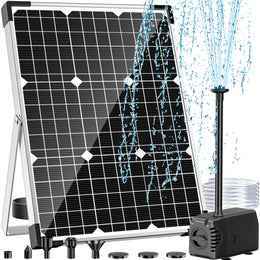45W 340GPH Solar Water Fountain Pump