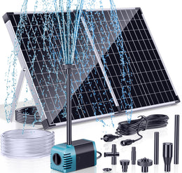 50W 360GPH Solar Water Fountain Pump