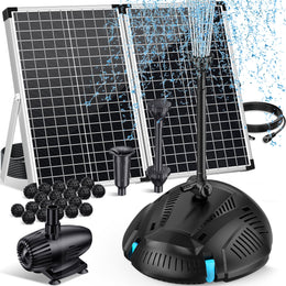 P35530 55W 580GPH Solar Pond Filter & Fountain Kit