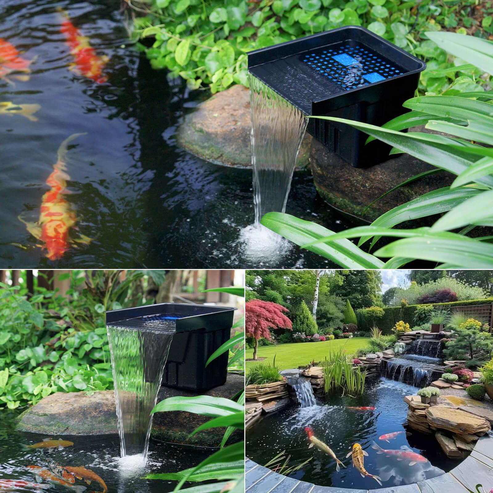 1200 gph water pump,backyard waterfalls kits,home waterfall kits