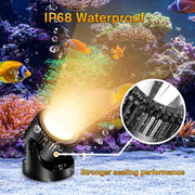 6-Head Warmwhite AC Underwater Pond Lights