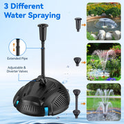 P37030 70W 680GPH Solar Pond Filter & Fountain Kit