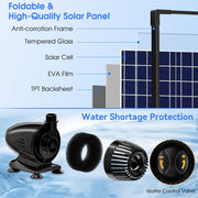 55W Solar Panel 40W 580GPH 8