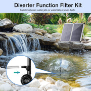 55W 580GPH Solar Water Fountain Pump