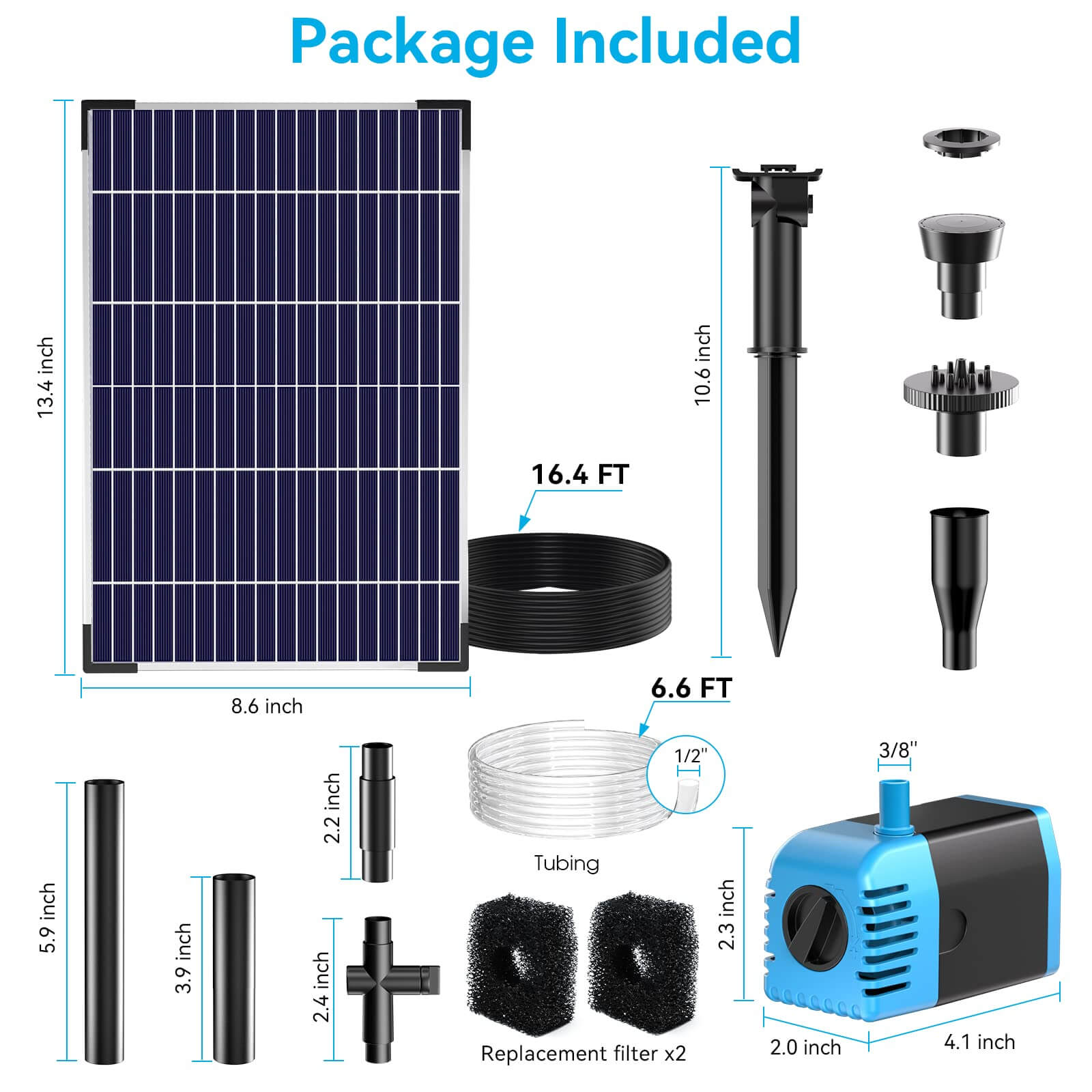 160 gph fountain pump,160 gph submersible pump,small solar water pump for fountain,solar small fountain pump