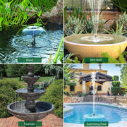 20W 280GPH Solar Water Fountain Pump (Green)