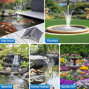 55W 580GPH Solar Water Fountain Pump
