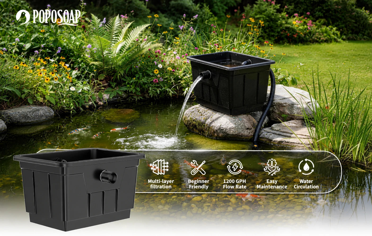Pond Filtration System For Ponds